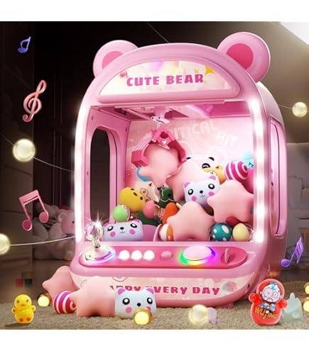 Machine à Pinces Skirfy – Licorne, Pour Filles Dès 6 Ans, 27 Prix, USB, Effets Sonores