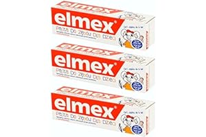Elmex - Pasta De Dientes Para Niños - Pack de 3 Unidades (3x 50g)