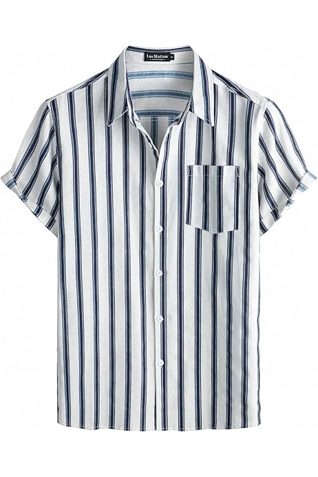 Camicie Uomo Con Nome Camicia Uomo Barocco Manica Corta Stampa