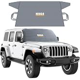 Haegs Buz ve Kar &Ouml;nleyici Ara&ccedil; &Ouml;n Cam &Ouml;rt&uuml;s&uuml; Brandası | Ağır Hizmet Tipi 600D Oxford Kumaş | Arabalar, SUV`lar, Kamyonetler İ