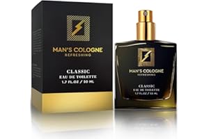JPNK Profumo Uomo, Profumo di Colonia ai Feromoni per Uomini,Eau De Toilette da Uomo per Lavoro Serata Estivo,Per Ogni Occasione,Durata Lunga, 50 Ml