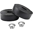 Jinlaili 2PCS Cinta de Manillar para Bicicleta con 2 Enchufes, Bicicleta Deportes Bicicleta Manillar Cinta Resistente al Desg