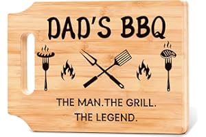 Moiuguli Gifts for Dad, Dad Chopping Board Gift, Handmade Chopping Board for Father's Day Gi ft, Daddy Gifts No Harmful Substances, Unique Personalised Chop-ping Board for Da d Birthday Christmas