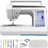 Cecotec BelleCouture 36000 Control Digital Sewing Machine 7" Touch Screen, 360 Stitches, PedalFree, Automatic Threading, LED