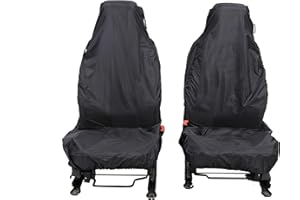 Waterproof Seat Cover Co, Front Pair of Heavy Duty, Waterproof Car Seat Covers, AIRBAG COMPATIBLE - FRONT SET