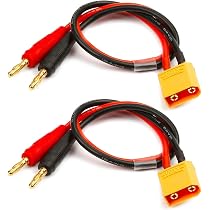 5 Paar XT-90 Stecker Adapter Set | Männlich & Buchse Für RC Batterien – Bis 90A Dauerstrom, Nylon-Gehäuse