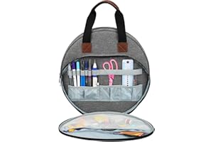 QIUPFGUT Borsa per Kit Ricamo, Borsa per Attrezzi da Ricamo, Borsa per Attrezzi da Ricamo, Borsa per Attrezzi da Ricamo, Borsa per riporre i Fili da Ricamo, Custodia per Attrezzi da Cucito Borsa