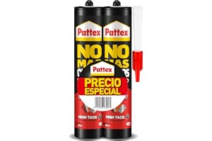 Pattex 2105256, vit, inga fler naglar för alla HighTack, monteringslim, resistent mot extrema temperaturer, starkt lim, ( 2 p
