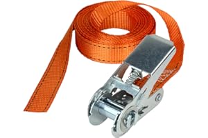 Master Lock 3209EURDAT Cinghie di Fissaggio, Arancio, 5 m x 25 mm
