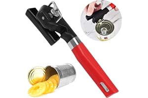 LITZEE Dosenöffner Manuell mit Magnet Flaschenöffner für Senioren,Multifunktional Deckelöffner für Schraubgläser Dosenöffner Testsieger für Schwache Hände, Arthritis, Ältere, Kinder,Frauen