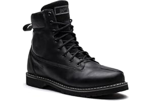 BROGER Alaska Botas de motocicleta para uso informal Cuero de vaca Elastopan Tobillo Protector Reforzado Tacones y dedos dedos doble y triple puntadas certificadas CE