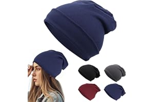 AN-WATTY Gorro Hombre, Gorro Mujer, Turbantes para Mujer, Gorro para Dormir, Gorro Running Hombre, Pañuelos Cabeza Mujer, Gorro Dormir, Gorras Mujer y Hombre per Primavera, Autunno e Inverno