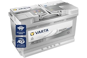 ‎VARTA VARTA Silver Dynamic AGM Batterie A6 – Start-Stop und xEV Autobatterie 12V 80Ah 800A – Starterbatterie für Autos mit hohem Energiebedarf