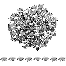 WedDecor 9mm Clous Pyramide Carré Clous Punk Tête Pour Travail Du Cuir