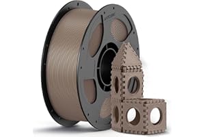 ANYCUBIC Filament PLA pour Imprimante 3D, 1KG de Filament PLA de 1,75 mm pour l’impression 3D sur Imprimante 3D et Stylo 3D, Avec RFID, PLA Marron