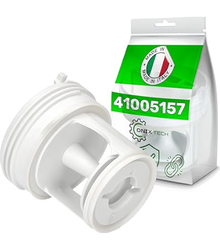 Filtre Pompe De Vidange Compatible Candy/Hoover - Remplace La Référence 41021233 - Pour Machine à Laver