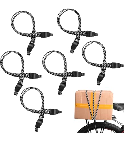 Flaconi - 3 Sangles élastiques Pour Fixer Tes Affaires Sur Vélo, Moto, Voiture Ou Camion ! Super Résistantes Et Faciles à Utiliser.
