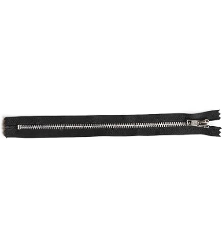Minerva Crafts Nylon Reißverschluss 90 Cm – Offenes Ende, Schwarz, Für Jacken & Mäntel