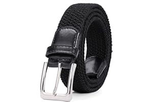 VONMELLI Cintura Elastica Uomo Intrecciata Cintura Uomo in Tessuto Cintura Elasticizzata Regolabile per Uomo e Donna Casual Cinture Da Uomo Vintage Cintura Da Golf per Jeans