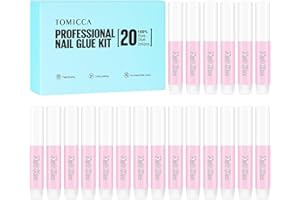 TOMICCA Zestaw kleju do paznokci 20 x 2 g