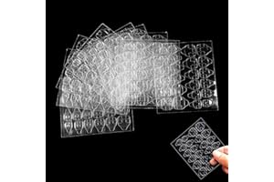 SUNJIOR 360 Pcs Autocollant D'Ongle de Colle Double Face,Autocollant d'Ongle Adhésif Transparent,Nail Glue Jelly Gel Ruban Adhésif, Onglets Adhésifs pour Ongles à Colle Faux Ongles Conseils
