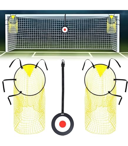 2Pcs Top Bins Football Targets,Football Goal Target Net For Practice Your Footwork And Assist You In Becoming A Master Of Free Kicks And Penalty Kicks