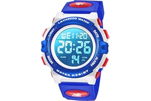 BEN NEVIS Orologio da Polso Orologi Sport per Bambini Digitale Multifunzione Impermeabile LED Luce Allarme Calendario Data con Cinturino in Silicone