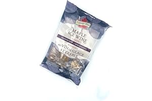 LES TRÉSORS D'ÉRABLE Bonbons à l'érable et au vin de glace du Canada - Sachet de 15 unités - Le Trésors d'érable