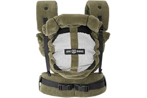 LOVE RADIUS Porte-Bébé Physiologique PhysioCarrier 2 (Velvet Green)