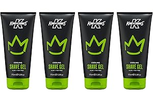 King of Shaves Gel de afeitado refrescante Aloe+Árbol de té 4x175ml
