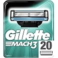 Gillette Mach3 razor blades for men, 20 pieces