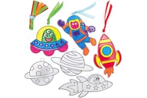 Baker Ross AX179 Atrapasol Sistema Solar - Paquete De 10, Para Que Los Niños Diseñen, Decoren Y Exhiban, Creativo Juego De Manualidades De Verano, Proyectos De Manualidades Y Artes Ideales Para Niños