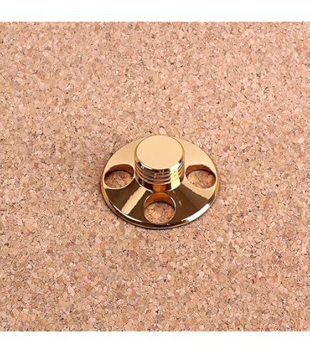 Vinylplatenklem, aluminium gewichtstabilisator voor lp-speler Vinylplaat platenspeler Schijfklem, stabilisatieklem Vinylplaat Audiodisc Draaitafel Stabilisatieklem Aluminium gewichtsklem(Zilver