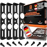 GENMAG® Kennzeichenhalter Rahmenlos [Legal & Universal] Nummernschildhalterung Auto | Rahmenlose Kennzeichenhalter für Autos 