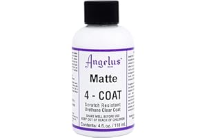 Angelus 4-Coat Finisher, 1 Ounce Bottle, Matte (902-01-000)