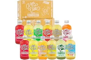 Té kombucha. Komvida. Kit Challenge. 24 botellas de 250 ml. Envío en frío.