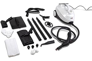 FEIDER FHNV2000 Dampfreiniger 2000W Druck 4 Bar mit Accessoires - Vielseitige Einsatzbereiche - Reinigt in der Tiefe und Entfernt Tapeten - Externe Dampftemperatur 107°C - Dampfstrahler