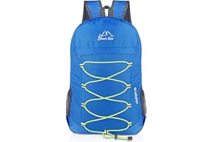 Crenze 25L/35L Lightweight Foldable Backpack, Travel Hiking Waterproof Daypack, Men Women Small Rucksack for Outdoor Camping Mountaineering Walking Cycling Climbing