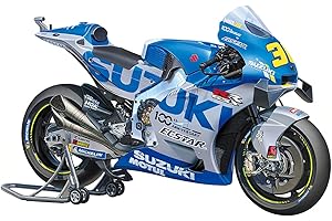 TAMIYA 14139 1:12 Team Suzuki ECSTAR GSX-RR 2020 - Replica fedele all'originale, in plastica, per fai da te, modellini, assemblaggio, non verniciato, multicolore