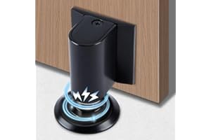 TBLMPNE Bloque Porte Cale Porte Bloc Porte, Butee de Porte Stop Porte, Magnétique en Métal Butée de Porte, Arret de Porte Arrêt de Porte, Cale Porte Sol Butée de Porte Solide Avec Adhésif et Vis (1#)