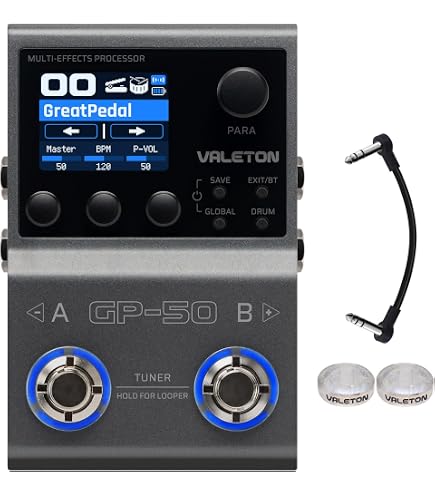 Valeton GP-180 Multi-Effects Guitar Processor with HD Modeling