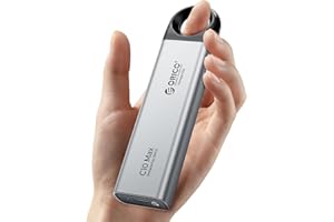 ORICO SSD Portable 4To, Disque Dur SSD Externe jusqu'à 800 Mo/s, USB 3.2 Gen2, USB C et A 2 en 1 Câble, Disque Dur Externe pour iPhone, Mac, PC et Smartphone - C10Max