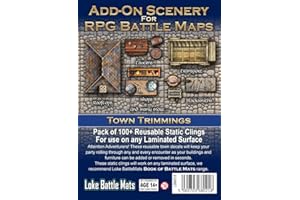 Loke BattleMats Add-On Scenery for RPG Maps - Town Trimmings