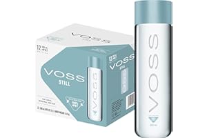 VOSS Still Water, Pack of 12 x 500ml PET Bottles, Natural Mineral Water
