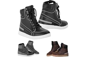 VASTER Motorcycle Men's Rider Shoes Motorbike Leather CE Armour Boots Motorcycle Men Waterproof Shoes Sneaker Fashion
