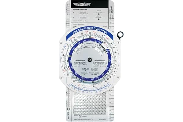 ASA-e6–b Color Flight Computer navigationscomputer flugrechner vFR iFR Aviation