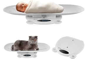 3 i 1 djurvåg och kroppsvåg, LED-skärm, digital skala med tar-/hållfunktion, kapacitet 120 kg, kapacitet 5 g/50 g, viktenhet: kg/lb/st robust ABS-design, drift