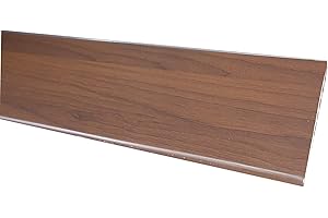 ALFREDO CALANDRELLI Zoccolo da cucina lunghezza 2 metri in Pvc in vari colori e altezze (10, Noce Scuro)