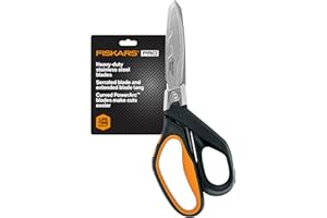Fiskars 8 Inch PowerArc Serrated Hardware Shears