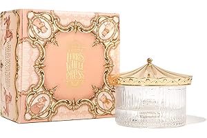 ‎FERRIS WHEEL PRESS Ferris Wheel Press , The Carousel Inkwell - Sunset Gold, Four Functional Positions, Glass Vessel for Ink, Modern Antiques